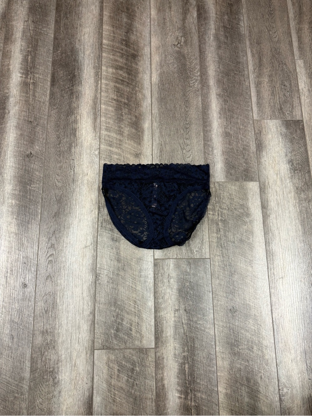 VS Navy Lace Brief Underwear